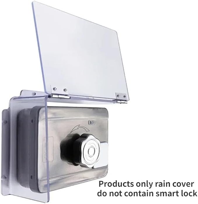 Electric Lock Rain Cover, Outdoor Outlet Cover, Outdoor Electronic Mechanical Lock Protective Cover Rain Shell Shelter Protection Waterproof Cover For Electronic Lock Mechanisms (Right)