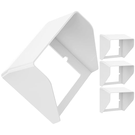 GANAZONO Weatherproof Doorbell Enclosure Outdoor Electrical Outlet Box Cover Oblique Waterproof Rain Protector for Access Control Machines 3.39X3.62X3.39 Inches