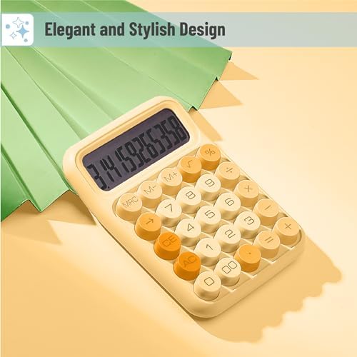 Mr. Pen- Mechanical Switch Calculator, 12 Digit Large LCD Display