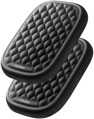 Vaydeer Ergonomic Wrist Rest Pad, 2 Pcs Armrest Pad Elbow Rest Padded, Relieve Elbow Pain Computer Arm Rest Wrist Support Cushion Mouse Pad for Desk Office Gaming