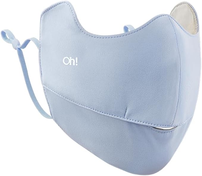 Sun Protection UPF 50+ UV Face Cover Summer Face Mask Neck Gaiter with Ear Loops SLN3M308