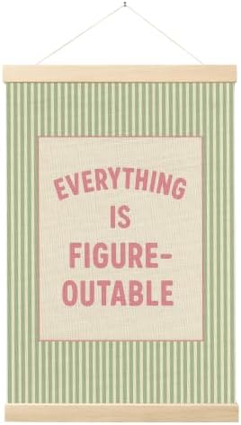 FGFK Positive Affirmations Wall Art Poster Hanger Frame 16x24 Inch