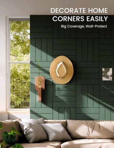 Fluxynara 48" x 36" Large Felt Bulletin Board, Pine Green
