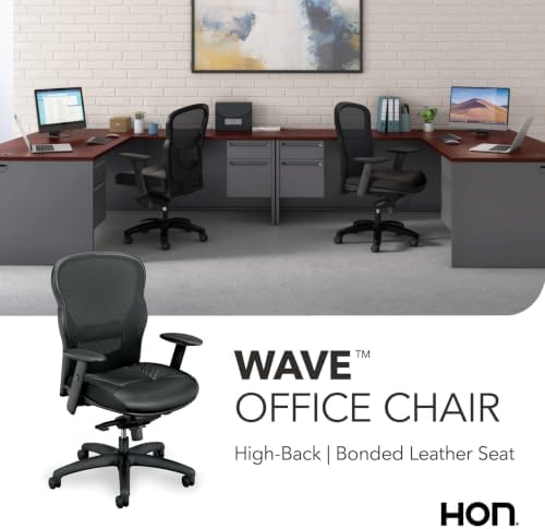 HON Wave Ergonomic Office Chair, Lumbar Support, Desk Chair, Black