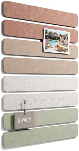 Fluxynara 13" x 2" Felt Wall Panels, Boho