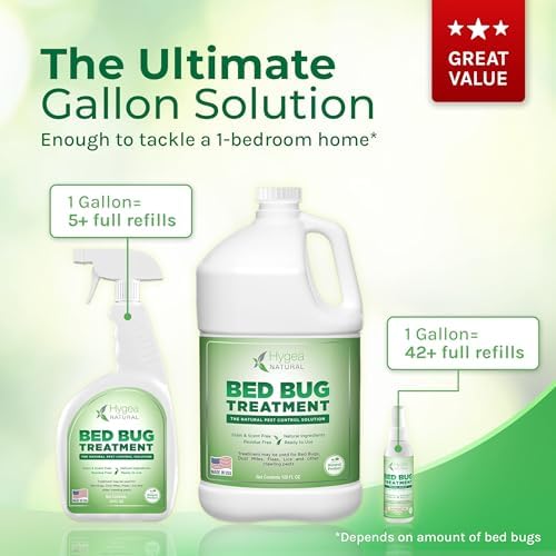 Hygea Natural Bed Bug Lice Killer Spray 128 oz