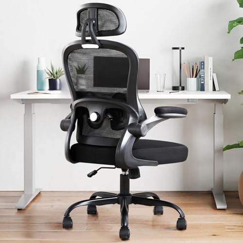 Ergonomic Office Chair,Ultra Thick Spring Cushion Desk Chair,Black