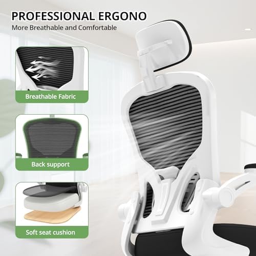 Synorla Office Chair|330LBS Capacity Ergonomic Desk Chair