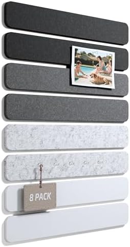 Fluxynara 13" x 2" Felt Wall Panels, Concrete Echo
