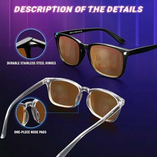 livho High Tech Blue Light Blocking Gaming Glasses