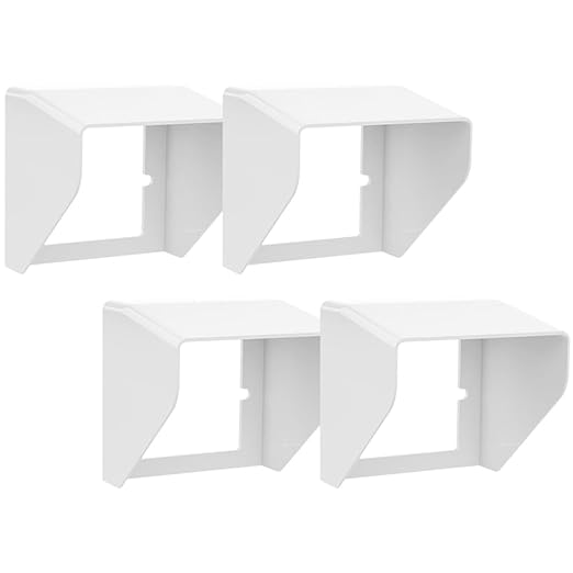 GANAZONO Weatherproof Doorbell Enclosure Outdoor Electrical Outlet Box Cover Oblique Waterproof Rain Protector for Access Control Machines 3.39X3.62X3.39 Inches