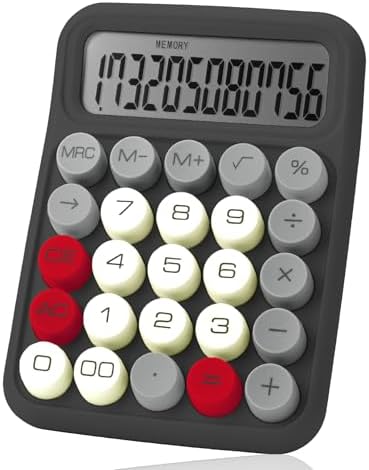 Mr. Pen- Mechanical Switch Calculator, 12 Digit Large LCD Display