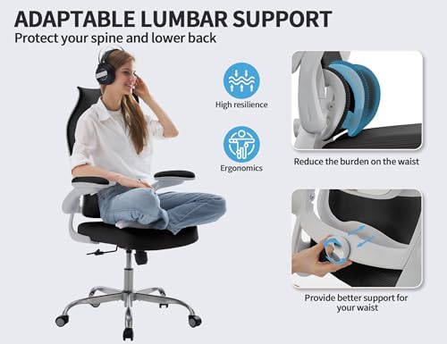 TRALT Office Chair Ergonomic Desk Chair - Gaming Chair with Lumbar Support