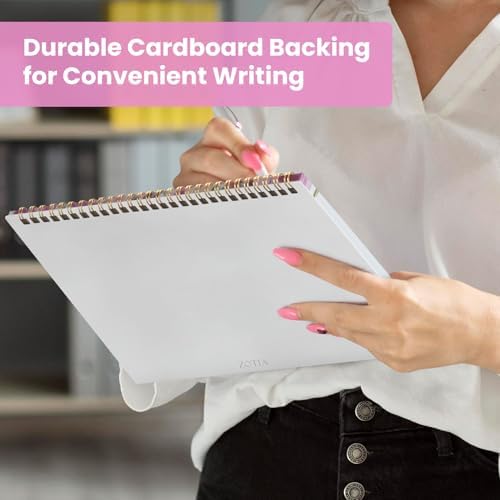 Weekly To Do List Notepad with 52 Undated Sheets（8.5"×11"）- Undated Weekly Planner Notepad for Office Desk Accessories and Supplies - Pink Whisper