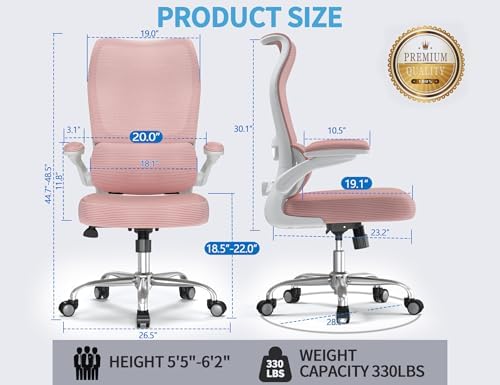 TRALT Office Chair Ergonomic Desk Chair - Gaming Chair with Lumbar Support