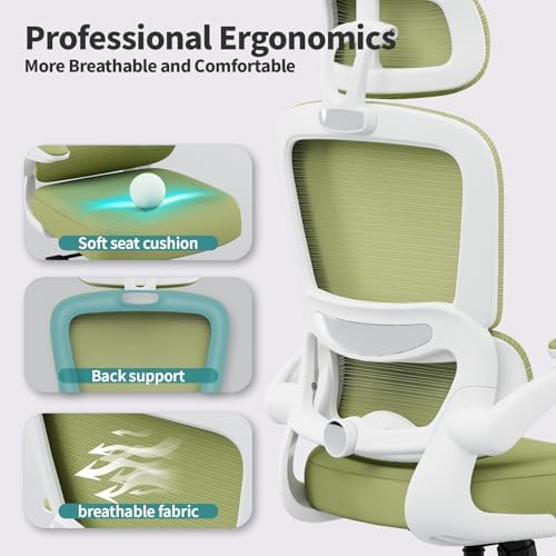 TRALT Office Chair Ergonomic Desk Chair - Gaming Chair with Lumbar Support