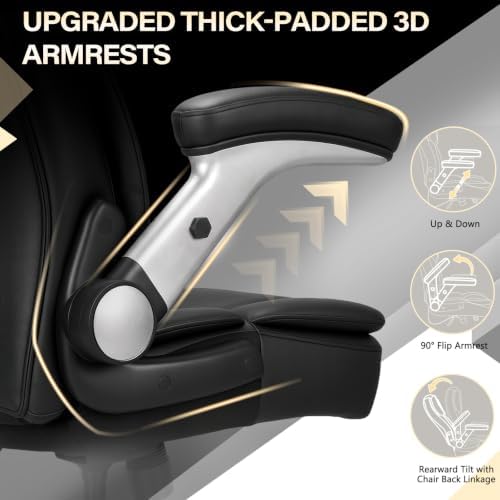 500LBS Big and Tall Office Chair,Heavy Duty Office Chair for Heavy People