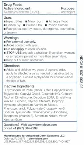 Dermeleve Steroid Free Anti-Itch Cream | Extra Strength for Psoriasis, Seborrheic Dermatitis, Viral Rash, Bug Bites, Allergy, Chronic Hives, Neuropathy (Nerve) | Full Body Itch Relief | 4 oz (2 Pack)