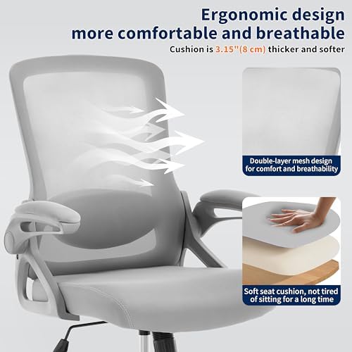 Ergonomic Office Chair Desk Chair with Adjustable Lumbar Support