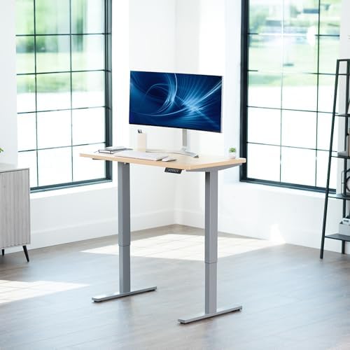 VIVO Light Wood 43 x 24 in Standing Desk, DESK-KIT-1G4C