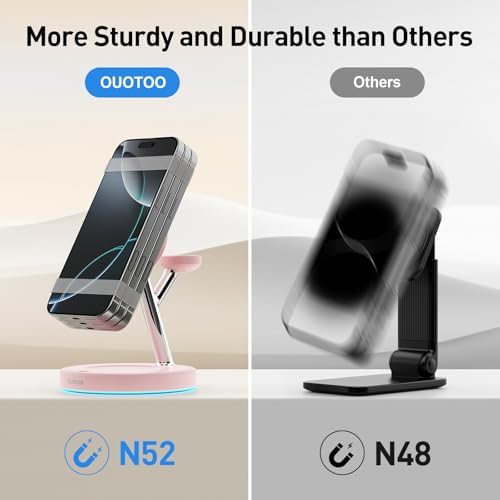 3 in 1 MagSafe Wireless Charger Stand for iPhone Apple Watch AirPods