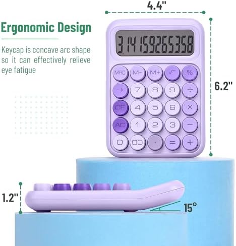 Mr. Pen- Mechanical Switch Calculator, 12 Digit Large LCD Display