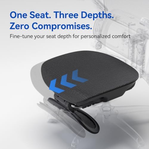 SIHOO B300 PRO Ergonomic Office Chair with Footrest, Mesh Desk Chair, Black