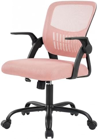 Sweetcrispy Computer Desk Chair, Mesh Office Chair, Lumbar Support