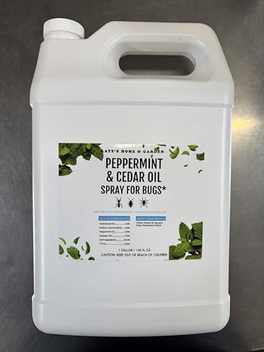 Kate's Home & Garden Peppermint Oil Spray for Bugs, Ants, Spiders (1 Gal)