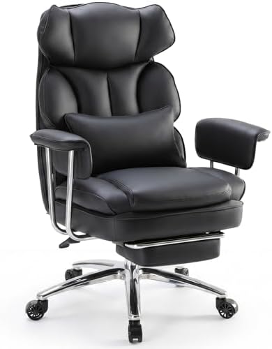 DUMOS Ergonomic Home Office Desk Chair, Executive Chair, PU Leather