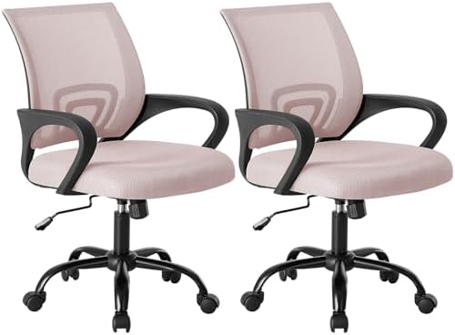 OLIXIS Ergonomic Office Chair 2 Pack, Home Desk Mesh Chairs, Lumbar Support