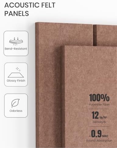 Fluxynara 36" x 24" Large Felt Bulletin Board, Terracotta