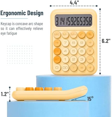 Mr. Pen- Mechanical Switch Calculator, 12 Digit Large LCD Display