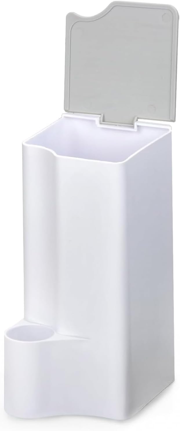Holder for Clorox Toilet Wand, Compatible with Clorox Toilet Wand Holder only, White & Gray