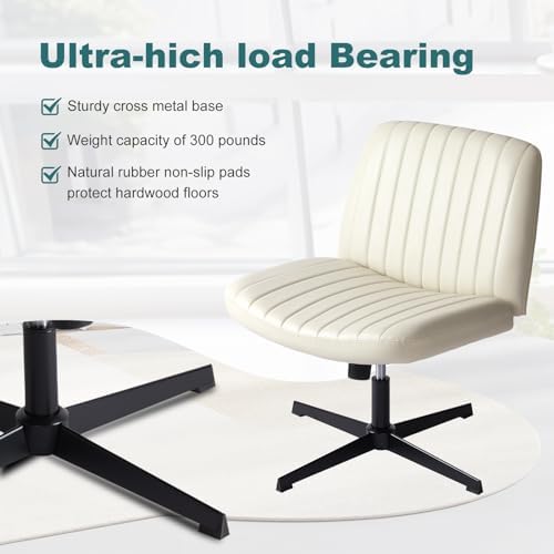 OLIXIS Criss Cross Chair, Vanity Chair, Home Office Desk