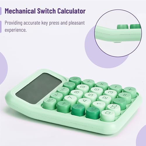 Mr. Pen- Mechanical Switch Calculator, 12 Digit Large LCD Display