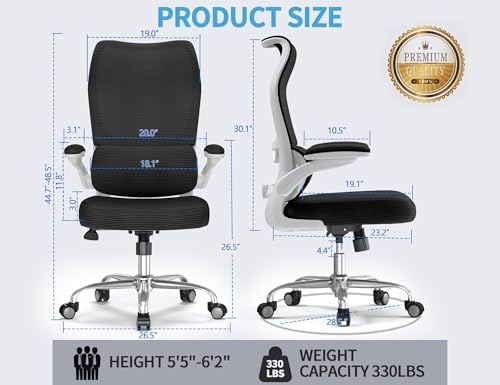 TRALT Office Chair Ergonomic Desk Chair - Gaming Chair with Lumbar Support