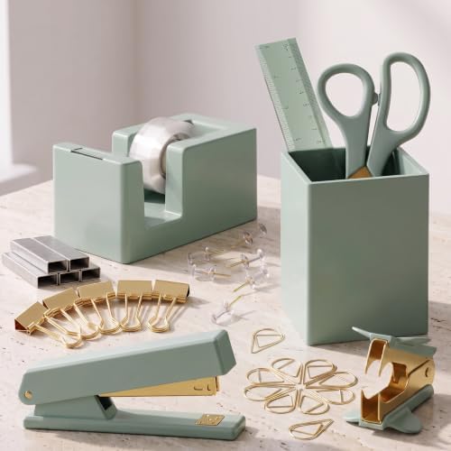 Aesthetic Desk Accessories Set for Women - A Complete Office Organizer Set