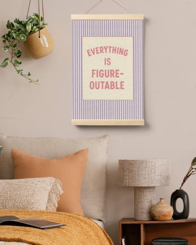 FGFK Positive Affirmations Wall Art Poster Hanger Frame 16x24 Inch