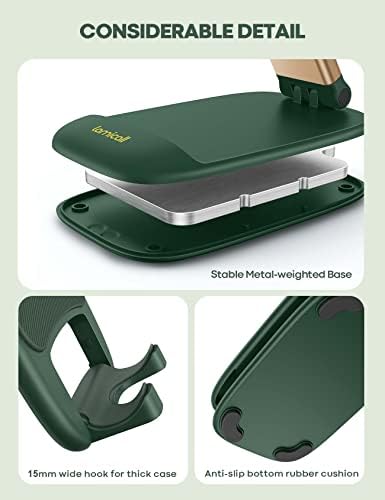 Lamicall Green Cell Phone Holder, Desk Accessories, Cellphone Stand