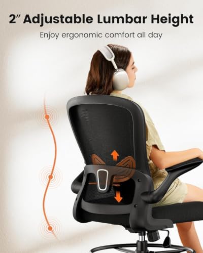 ErGear Drafting Chair, Standing Desk Chair with Flip-Up Armrests, High Desk Chair Adjustable Height, Ergonomic Tall Office Chair with Lumbar Support and Adjustable Footrest Ring,3 Pack