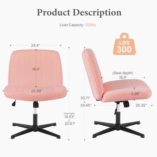 OLIXIS Criss Cross Chair, Vanity Chair, Home Office Desk
