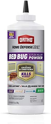 Ortho Home Defense Max Bed Bug & Flea Killer Powder, 12 oz.