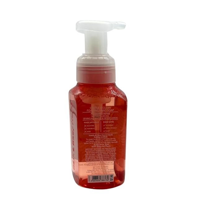 Bath & Body Works Gentle & Clean Foaming Hand Soap 8.75 fl oz (Watermelon Lemonade & Pineapple Prosecco)