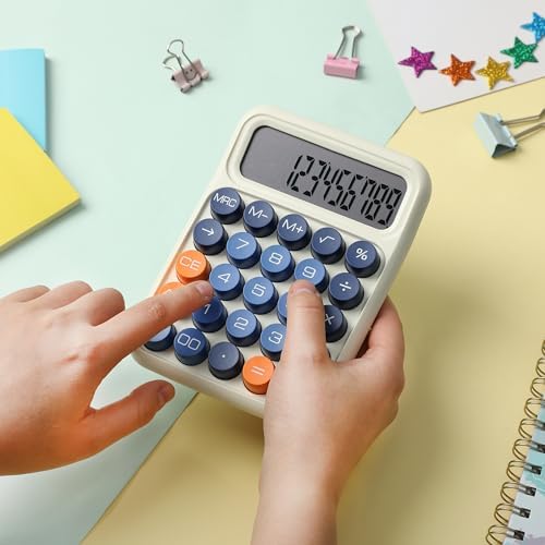 Mr. Pen- Mechanical Switch Calculator, 12 Digit Large LCD Display