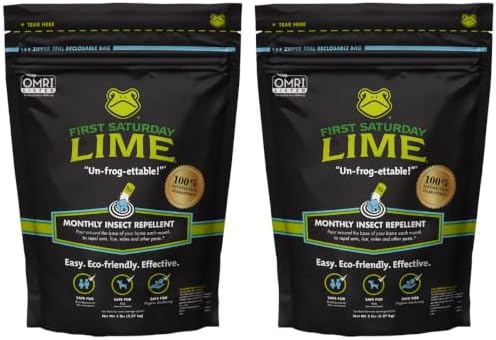First Saturday Lime Deterrent 5LB | Natural Deterrent for Outdoors, 2 Pack