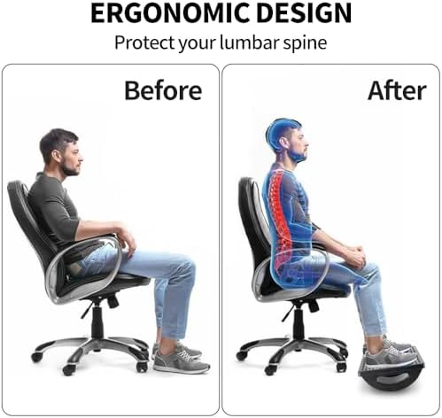 CasaZenith Foot Rest Under Desk at Work, Foot Stools for Under Office Desk