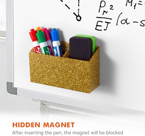 BEYGORM Magnetic Dry Erase Marker Holder for Whiteboard & Refrigerator