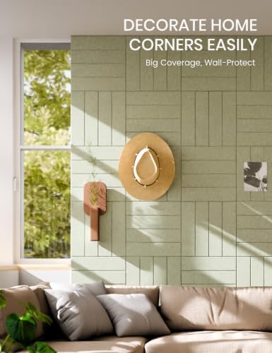 Fluxynara 36" x 24" Large Felt Bulletin Board, Sage