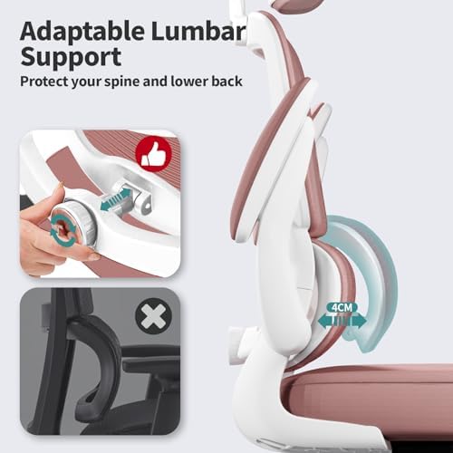 TRALT Office Chair Ergonomic Desk Chair - Gaming Chair with Lumbar Support
